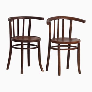 Chairs with Armrests from Thonet, 1920s, Set of 2