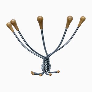 Perchero de pared Octopus italiano posmoderno de J. De Pas, P. Lomazzi and D. D`Urbino para Zanotta, años 90