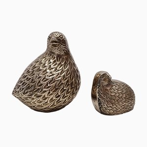 Mid Century Quails, 1950s-1970s, Set of 2