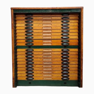 Industrieller Vintage Druckerschrank