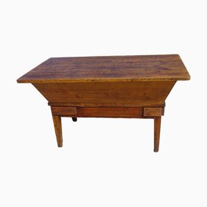 Oak Kneader on Removable Base, 1800s