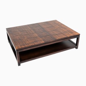 Grande Table Basse Wabi Sabi en Bambou, 1980s