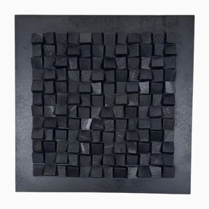 Elia Vuanna, Black Smart Cubic 5, 2023, Dipinto