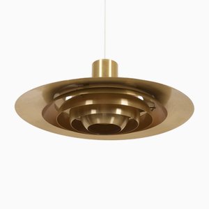 Scandinavian Aluminum Ceiling Lights by Preben Fabricius & Jørgen Kastholm for Nordisk Solar, 1964