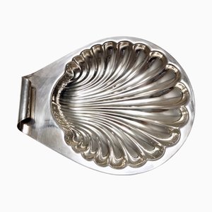 Postmodern Silver-Plated Brass Vide-Poche by Lino Sabattini, Italy, 1970s
