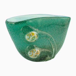 Modern Vase in Pulegoso Murano Glass attributed to Flavio Poli, Italy, 1950s