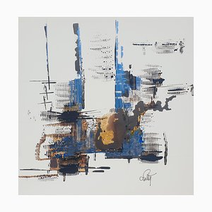 Christian Feltin, Le Building, Acrylic on Canvas