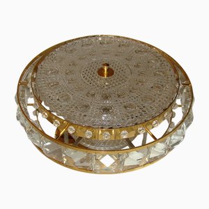 Crystal Ceiling Lamp by Carl Fagerlund for Orrefors, Sweden, 1960s