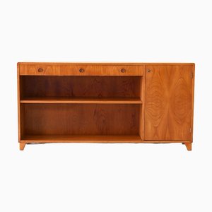 Scandinavian Sideboard with Hinged Door, 1950s