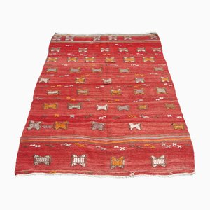 Turkish Red Kilim Rug