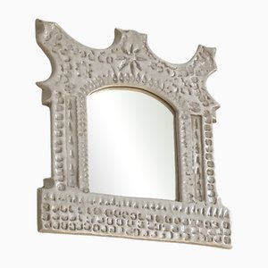 Free-Form Sculptural Wall Mirror from Vallauris, France 1970s