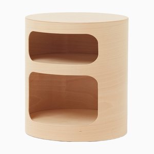 Round Storage Table on Wheels by Villahomecollection