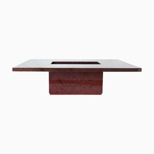 Vintage Coffee Table in Burl, 1970