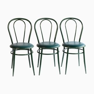 Vintage 20th Century Bistro Chairs in the style of Thonet, Set of 3
