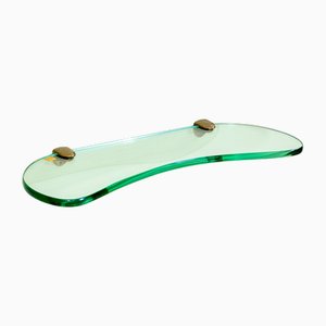 Hanging Glass Shelf by Cristal Art, 1950s