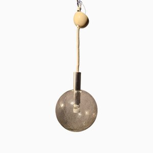 Lampada a sospensione Sphere in vetro Pulegosa di Afra e Tobia Scarpa, 1964