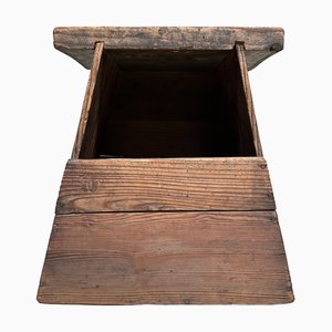 Taishō Minimalist Fumidai Step Stool in Wood, Japan, 1920s