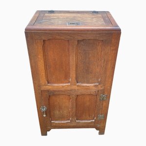 Nevera de bar de roble, años 30