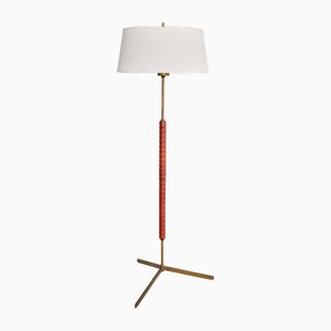 Vintage G-31 Floor Lamp in Brass by Bergboms, 1940s