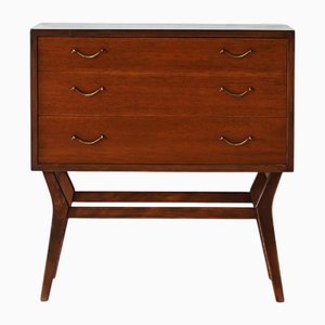 Swedish Chest of Drawers in Mahogany, 1950s
