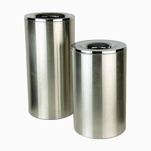Bin and Umbrella Stand by G. Offredi for Bando Line, 1980s, Set of 2