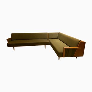 Schwedische Teak Sofas, 1960er, 2er Set