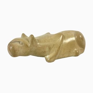 Soapstone Cat Figurine, 1960s
