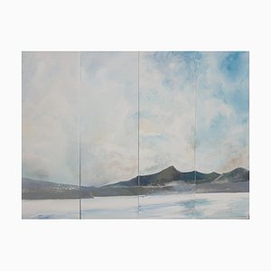 Christian Feltin, Immersion Between Sky and Earth, 2024, Acrylique sur Toile