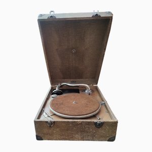 Brown Metal Gramophone, 1920s