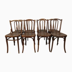 Bistro Stühle von Thonet, 8 . Set