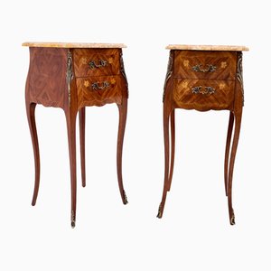 French Bedside Tables, 1920, Set of 2