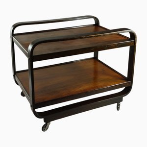 Rationalist Plywood Bar Cart Trolley by Giuseppe Pagano for Maggioni, 1930