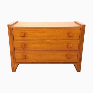 Cassettiera vintage in pino, anni '70