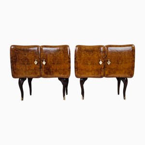 Mid-Century Butterfly Nachttische, 1949, 2er Set