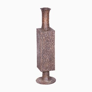 Vintage Art Deco Vase in Metal, 1930s