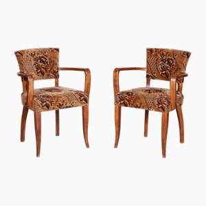 Art Deco Armchairs by Jules Leleu, 1930s, Set of 2