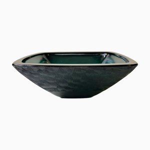 Bol Mid-Century Vert Pétrole par Per Lütken pour Holmegaard, 1960s