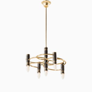 Mid-Century Italian Chandelier by Sciolari, 1970s