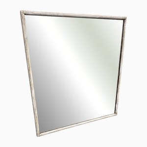 Antique French Painted Bistro Mirror, 19th Century