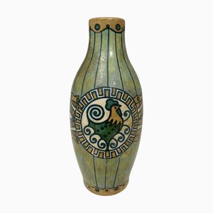 French Art Deco Vase attributed to Charles Catteau for Boch Frères, 1920s