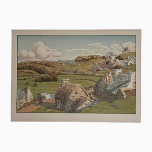 Henri Rivière, Aspectos de la naturaleza: Le Vallon, Litografía
