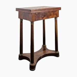 Empire Style Game Table in Mahogany