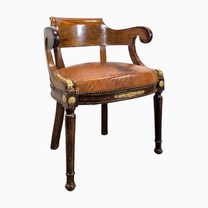 Empire Style Mahogany Armchair