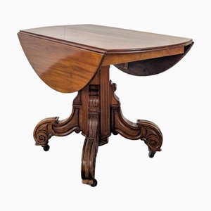 Napoleon III Walnut Shutter Table