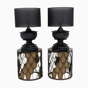 Pagoda Table Lamps from Eichholtz, Set of 2