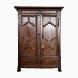 Antique Lorraine Oak Cupboard, 1780s