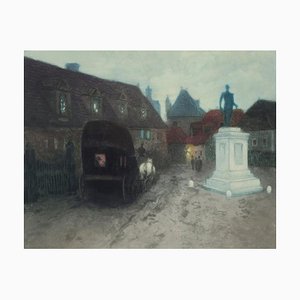 Frits Thaulow, Grev Wedels Plass, Color Lithograph