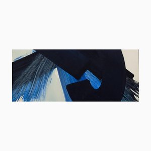 Monique Orsini, Composition Abstraite, 1980s, Technique Mixte sur Papier