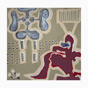 Lola Sergounine, Untitled, 2024, Mixed Media on Paper