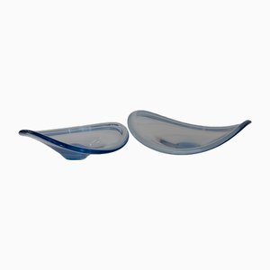 Danish Selandia Fruit Bowls by Per Lütken for Holmegaard, 1960s, Set of 2